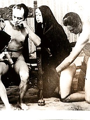 True vintage hairy nuns are posing naked pictures